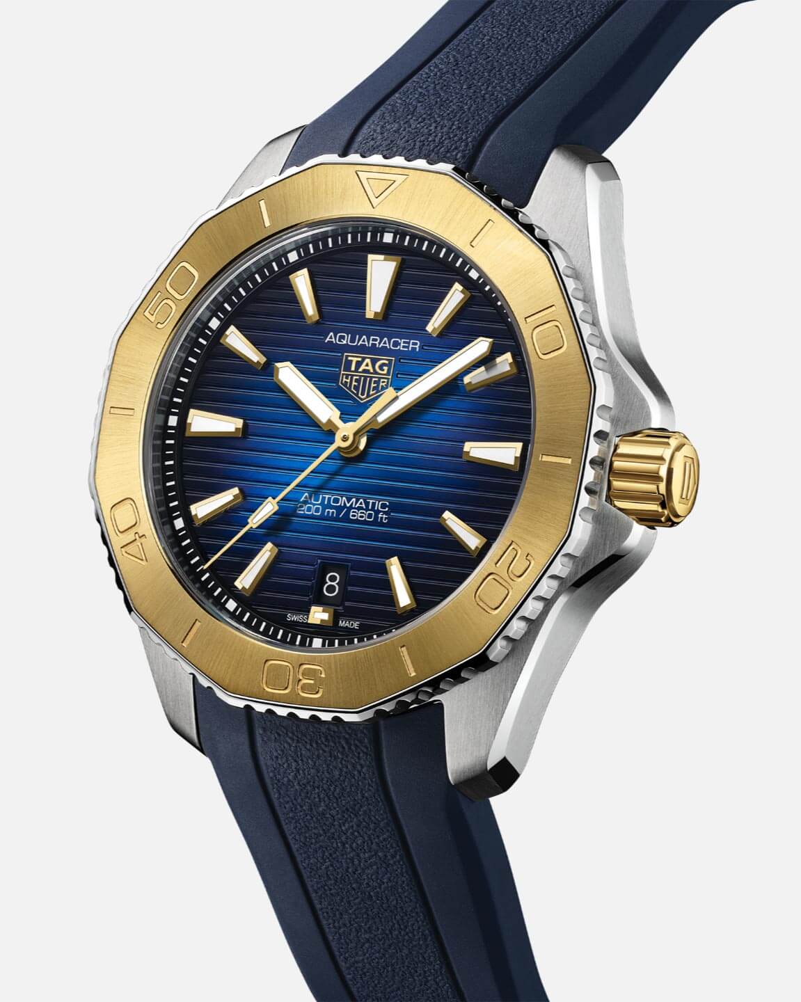 TAG Heuer Aquaracer Professional 200, Steel and 18K Gold, WBP2150
