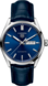 TAG Heuer Carrera  Blau Alligatorleder Edelstahl Blau