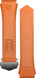 Armband aus orangefarbenem Kautschuk Calibre E4 45mm