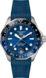 TAG Heuer Aquaracer Blau Kautschuk Edelstahl Blau