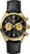 TAG Heuer Carrera Schwarz Alligatorleder Gold 3N Schwarz