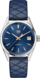 TAG HEUER CARRERA Blau Leder Edelstahl Blau