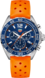 TAG Heuer Formula 1 Orange Kautschuk Edelstahl Blau