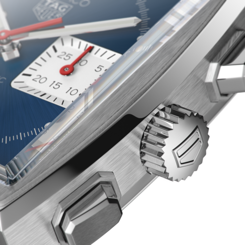 モナコ キャリバーホイヤー02 クロノグラフ Ref.CBL2113.BA0644 品 メンズ 腕時計