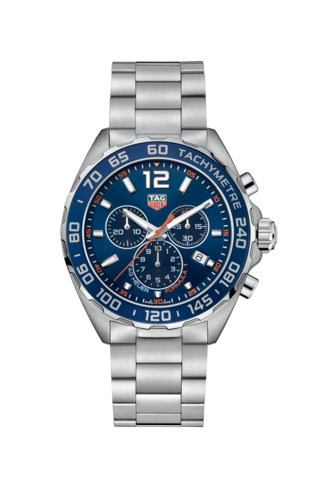 TAG Heuer Formula 1 Quartz Steel & Ceramic Chronograph - Anthracite with  Sunray Effect Dial on Steel and Ceramic Bracelet 43mm Watch