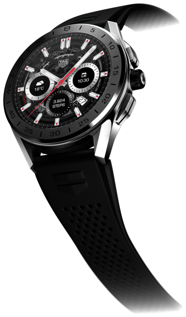 TAG Heuer Connected Calibre E3 45mm - Steel Case - 45 mm - Black 