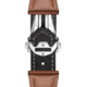 TAG HEUER CARRERA 36MM BROWN LEATHER STRAP 