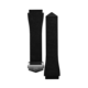 Pulseira em couro bimaterial preto Calibre E4 45mm