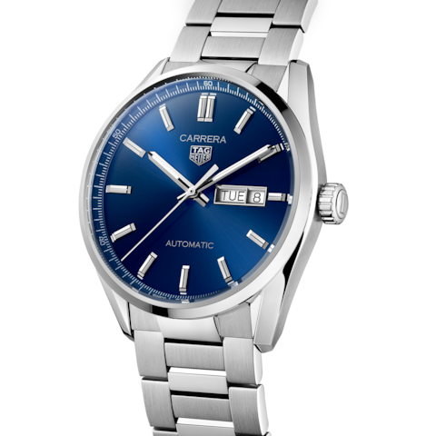Tag Heuer Carrera Day Date Blue Dial