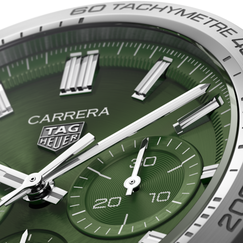 Tag Heuer Carrera Green Calibre Heuer 02 Automatic Chronograph - 44mm,  CBN2A1N.BA0643