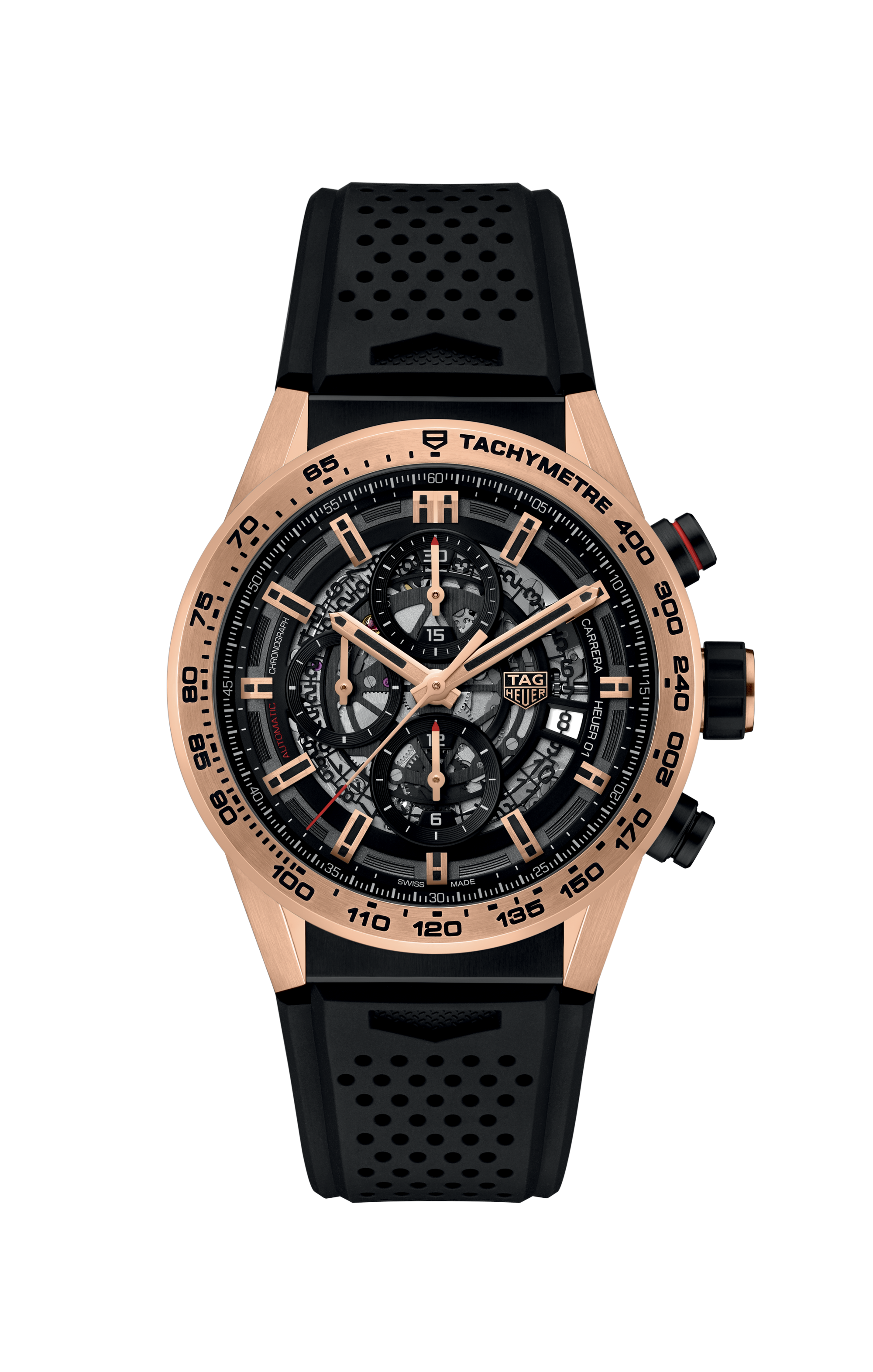 Tag Heuer Carrera Auto Chronograph (43mm, Steel&Gold PVD
