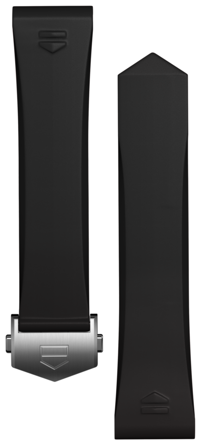 Cinturino in caucciù nero Calibre E4 42 mm