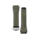 Cinturino bi-materiale in pelle verde Calibre E3 45 mm