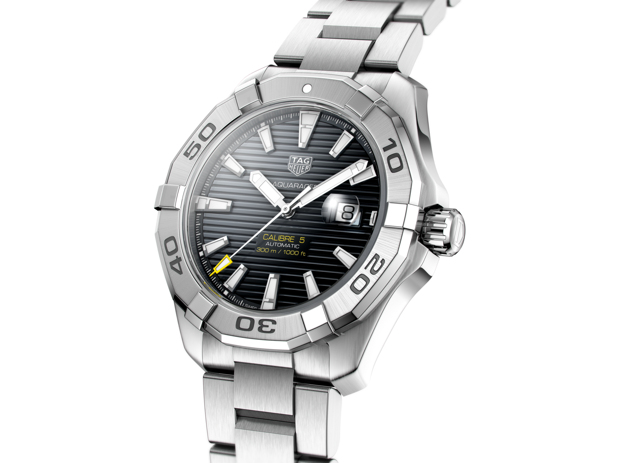 TAG Heuer Aquaracer Watch Calibre 5 Automatic Men 43 mm - WAY2010.BA0927