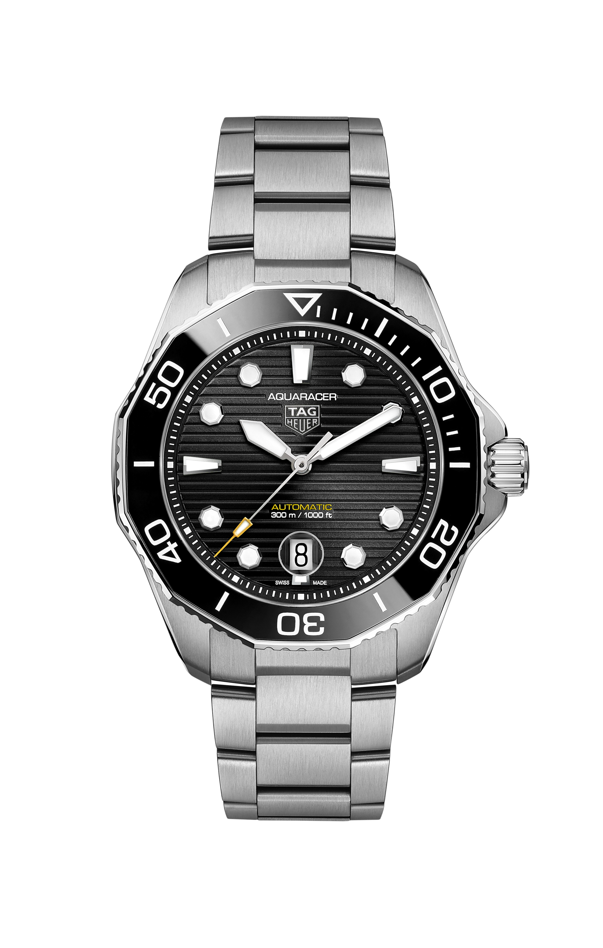 Mid Size Steel Tag Heuer Aquaracer Watch on Bracelet – ST Hopper