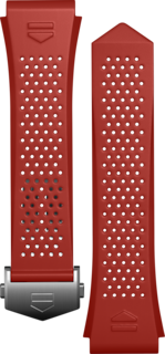Red Rubber Strap Calibre E4 45мм