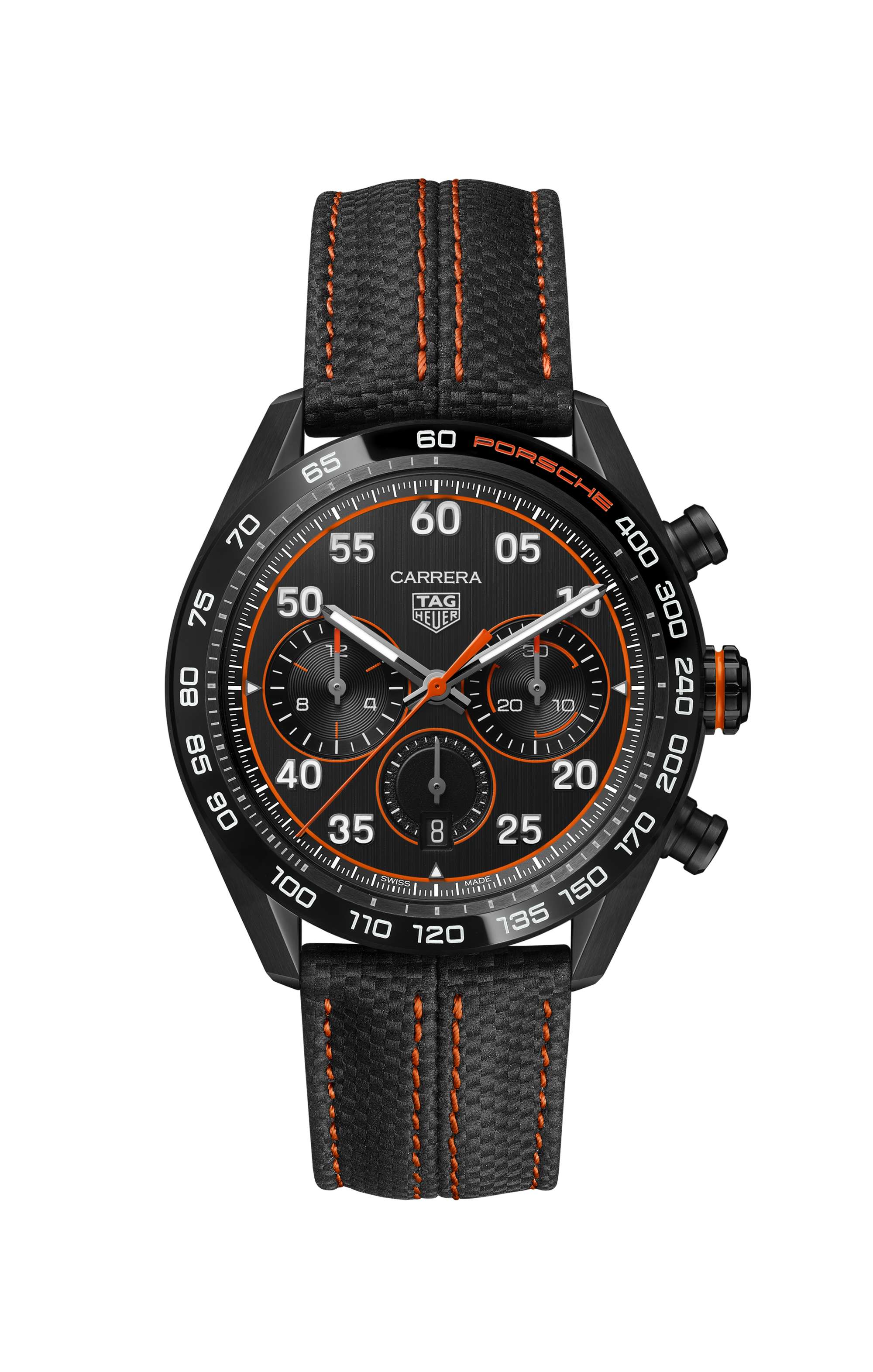 Sekonda Active Smartwatch (1911) - Round | 45mm | Orange Silicone Strap |  Black Dial | Sekonda