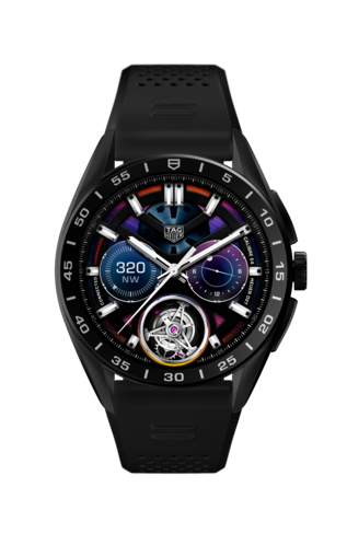 TAG Heuer Connected Calibre E4 - チタン製ケース - 45 mm - ブラック ...