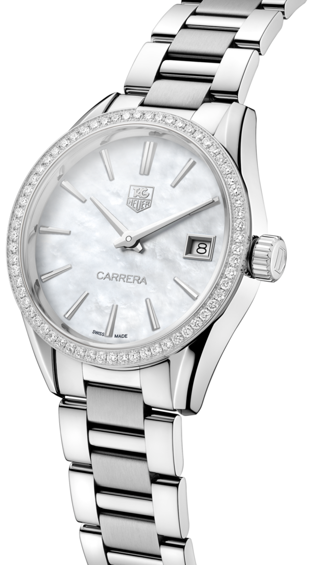 TAg Heuer Carrera Ladies Quartz Watch - 32mm White Mother of
