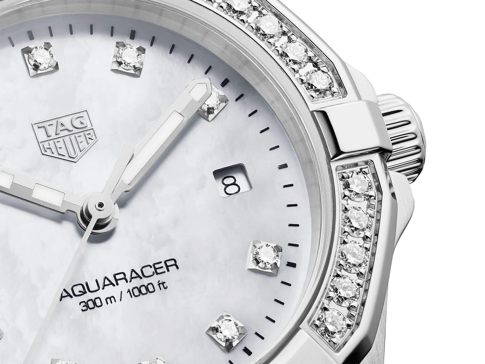 TAG Heuer Aquaracer Rose Gold & Steel Watch 27mm 525-266