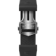Bracelet en caoutchouc noir Calibre E4 42MM