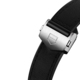 Bracelet en cuir bi-matière noir Calibre E4 45mm