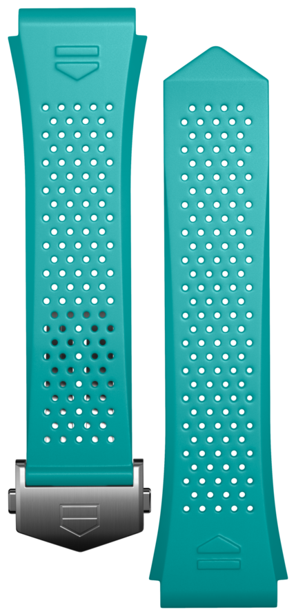 Cinturino in caucciù azzurro Calibre E4 45mm