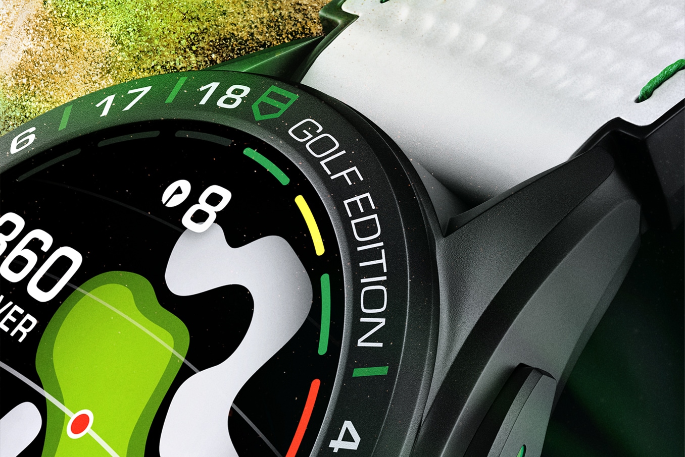 TAG Heuer Connected Calibre E4 Golf Edition - チタン製ケース - 45 