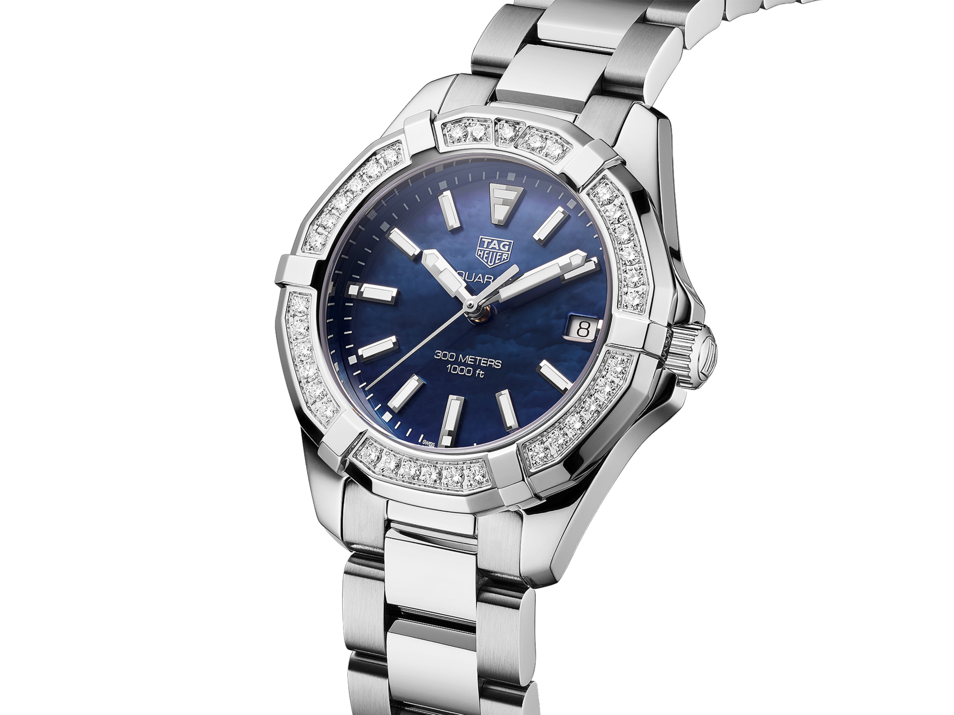 Tag Heuer Aquaracer Watch Quartz Women 35 Mm Way131nba0748