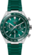 TAG Heuer Carrera Green Rubber Steel & Ceramic Green