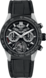 TAG Heuer Carrera Black Rubber & Alligator Titanium & Ceramic Black