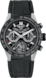 TAG Heuer Carrera Black Rubber & Alligator Titanium & Ceramic Black