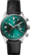 TAG Heuer Carrera Black Alligator Steel Green