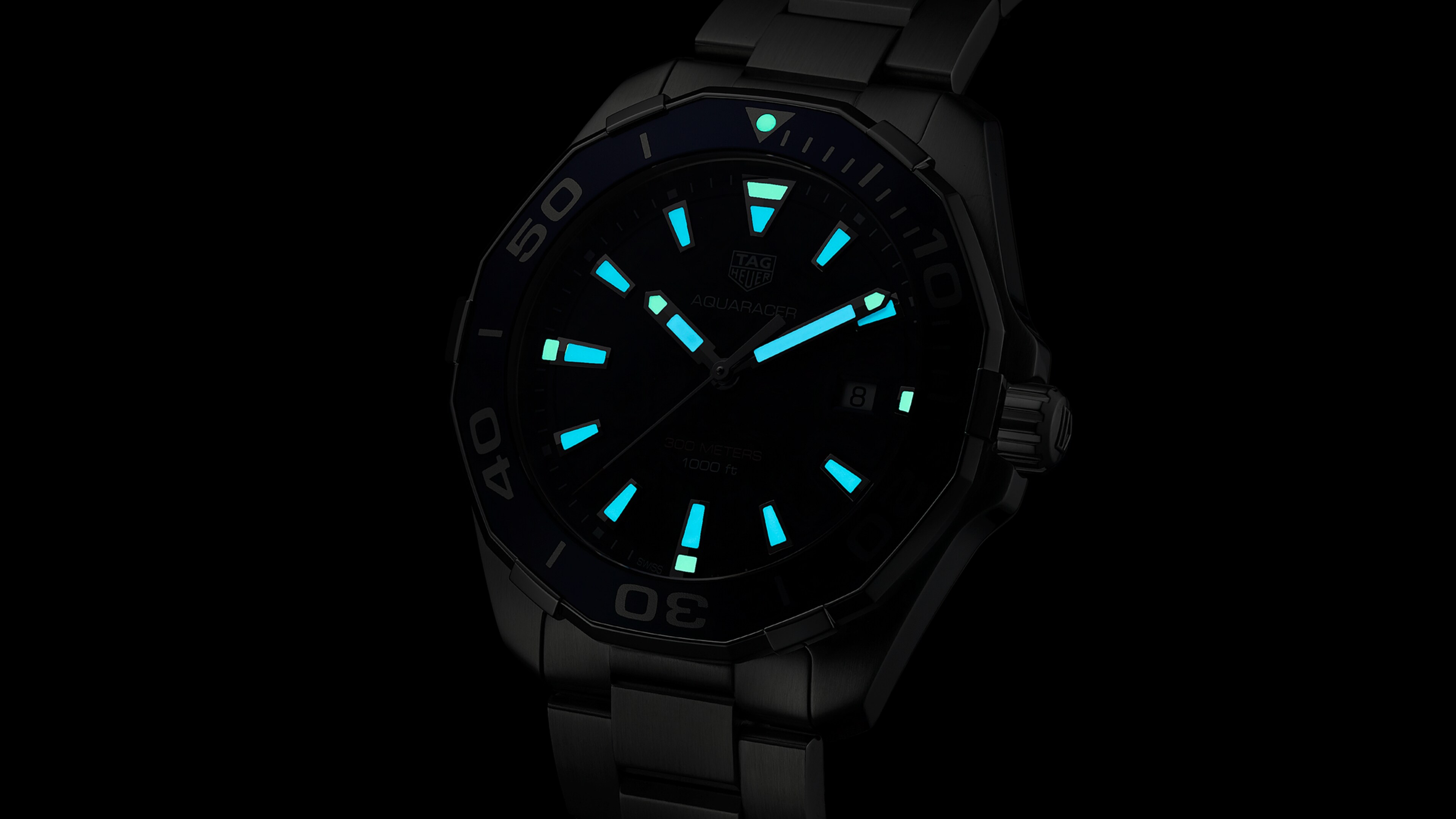 TAG Heuer Aquaracer Watch Quartz Men 43 mm - WAY101C.BA0746