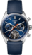 TAG Heuer Carrera Blue Leather Steel Blue