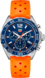 TAG Heuer Formula 1 Orange Rubber Steel Blue