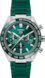 TAG Heuer Carrera Green Rubber Steel & Ceramic Green