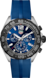 TAG Heuer Formula 1 Blue Rubber Steel Blue