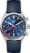 TAG Heuer Carrera Blue Leather Steel Blue