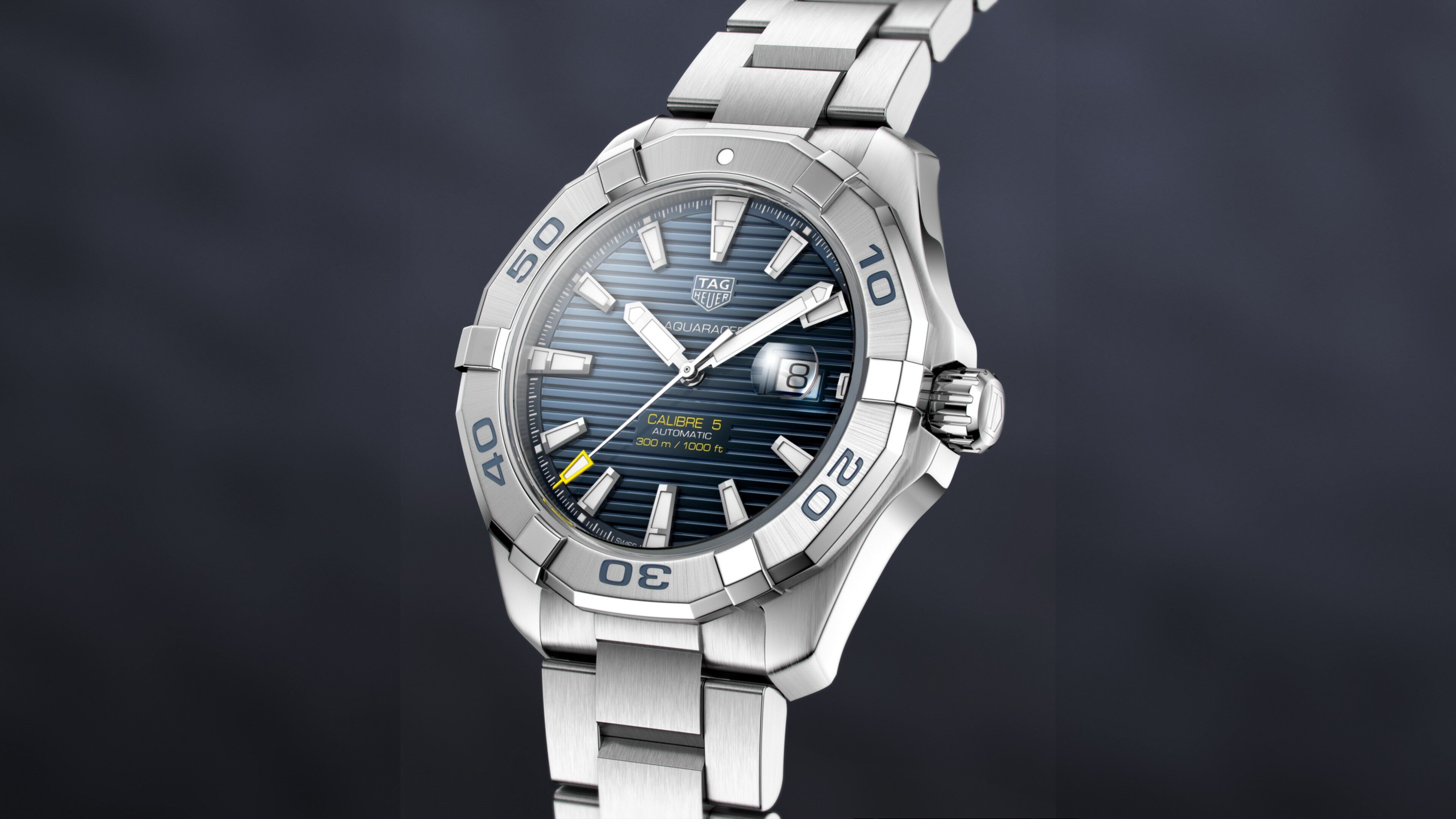 TAG Heuer Aquaracer Watch Calibre 5 Automatic Men 43 mm - WAY2012.BA0927