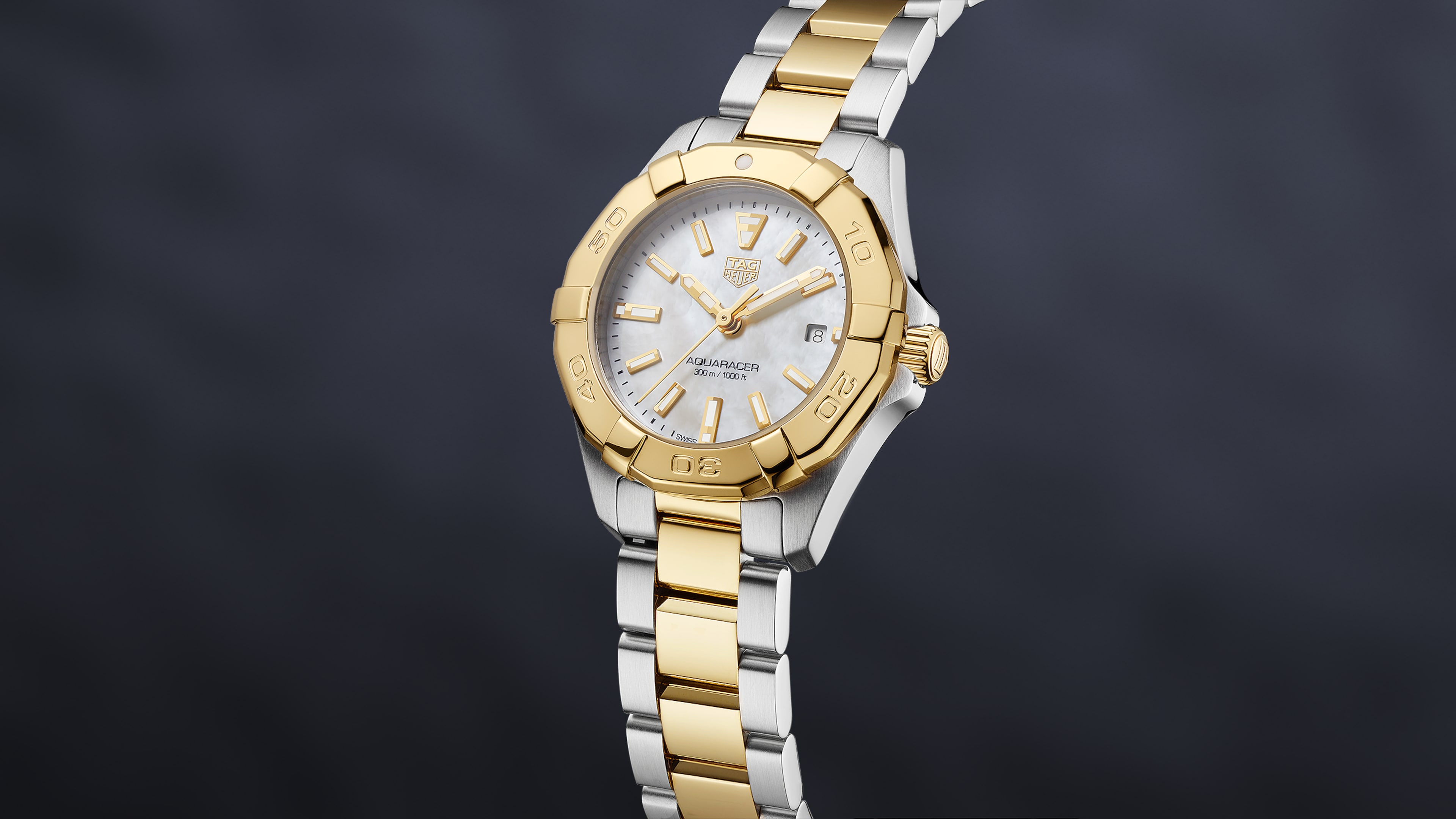 TAG Heuer Aquaracer WBD1420.BB0321 in Stainless Steel Yellow Gold
