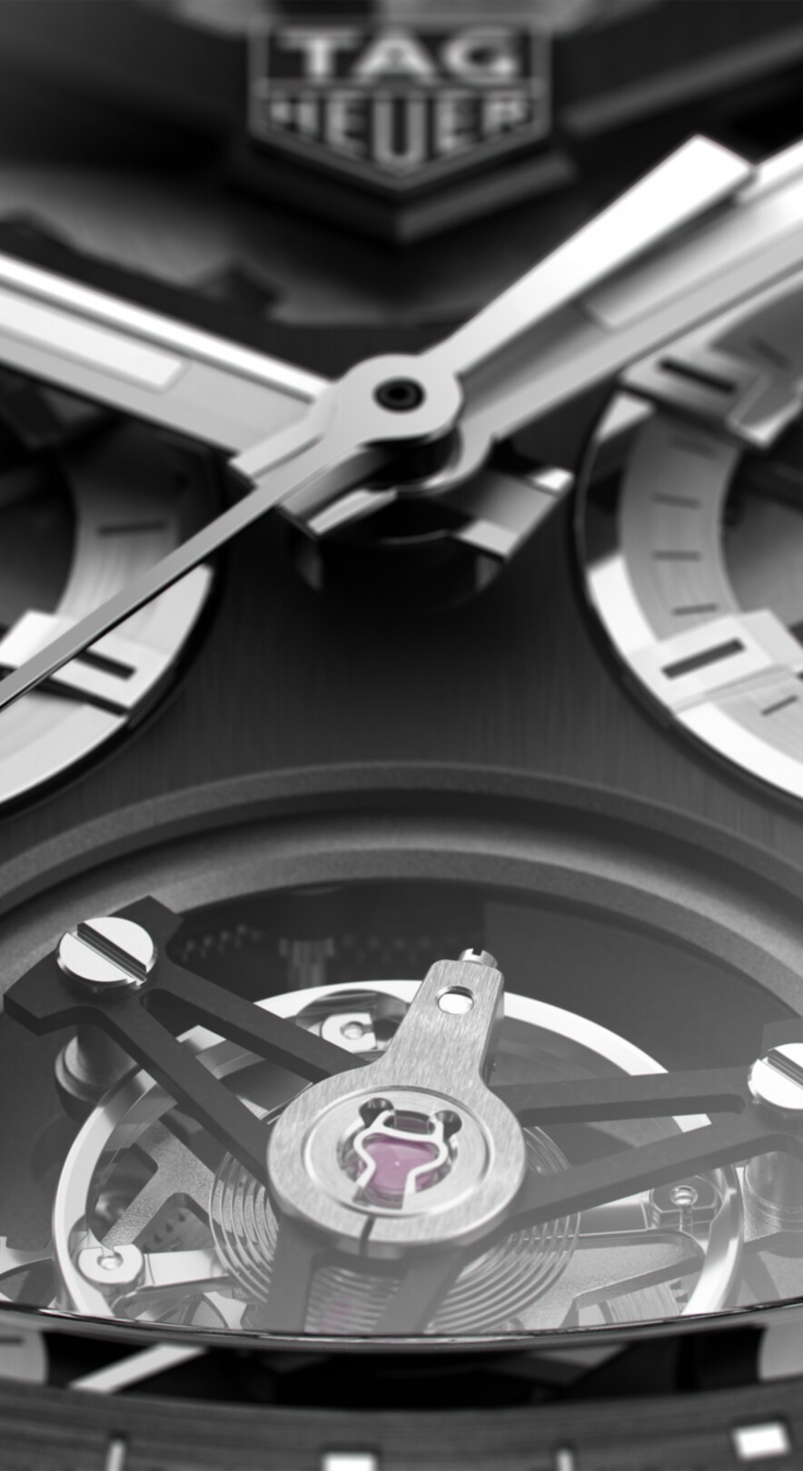 TAG Heuer Carrera Chronograph Tourbillon - Titanium & Ceramic 