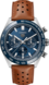 TAG Heuer Carrera Marrón Piel Acero y cerámica Azul