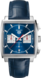 TAG Heuer Monaco Bleu Cuir d'alligator Acier Bleu