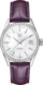 TAG Heuer Carrera Viola Pelle di alligatore Acciaio Bianco