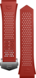 Pulseira em borracha vermelha Calibre E4 45mm