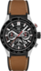 TAG Heuer Carrera（卡莱拉系列）腕表 无色 橡胶和皮革 精钢和陶瓷 黑色