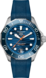 泰格豪雅竞潜系列 蓝色 橡胶 精钢 蓝色