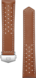 泰格豪雅卡莱拉系列39毫米腕表棕色穿孔皮革表带 